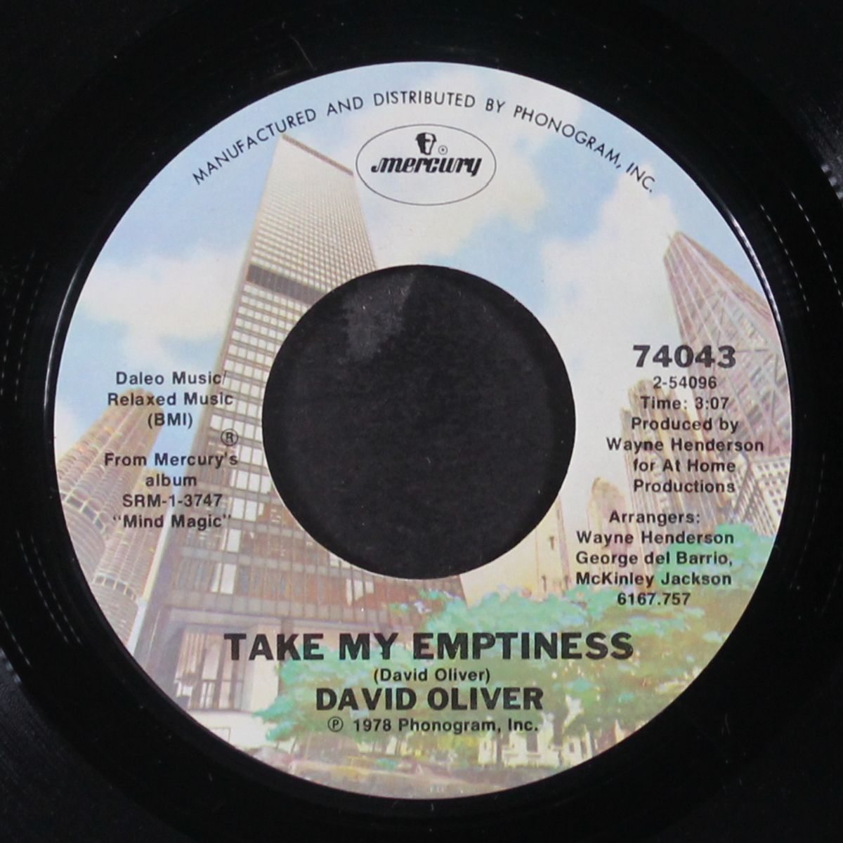 i wanna write you a love song / take my emptiness by DAVID OLIVER
