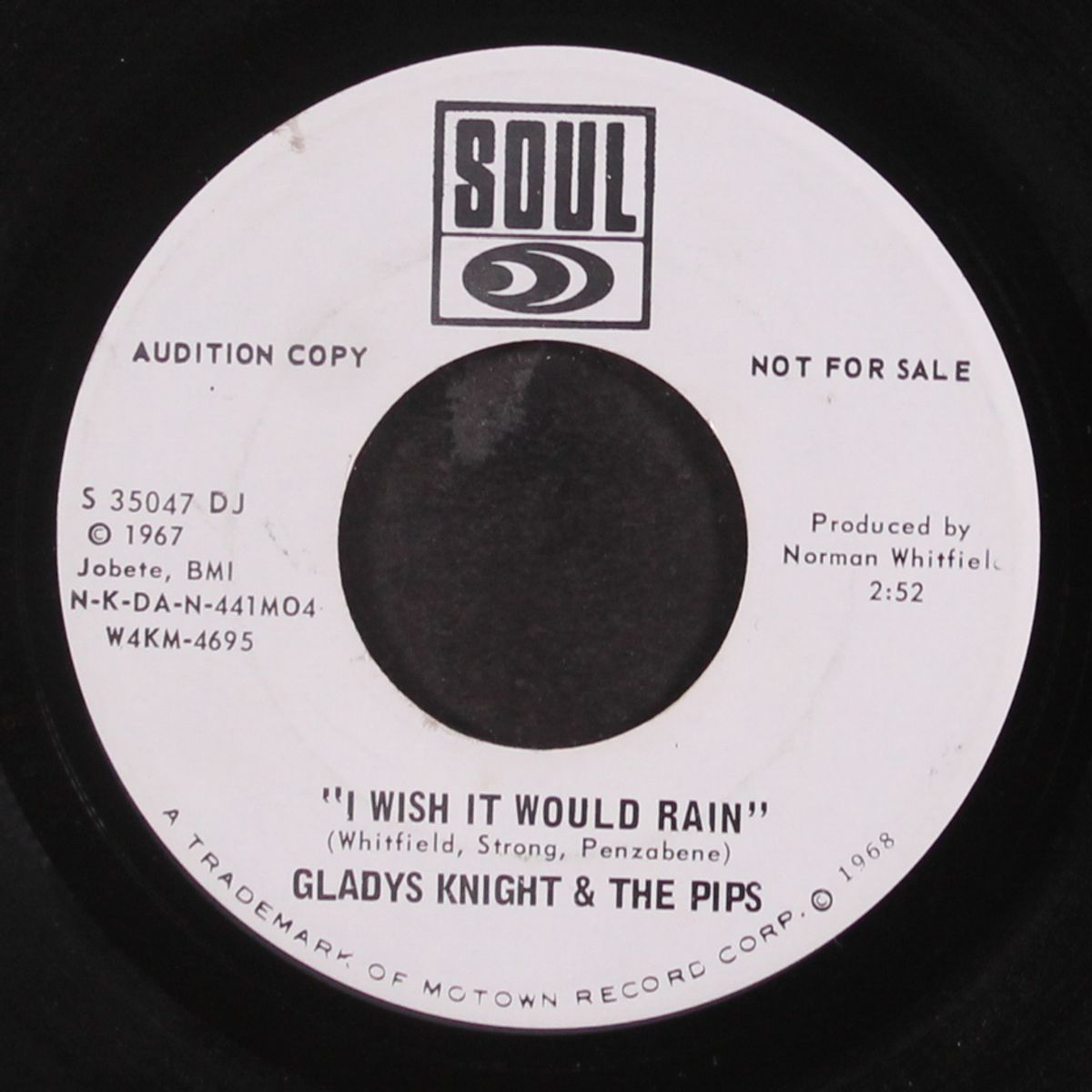 i wish it would rain / same by GLADYS KNIGHT & PIPS