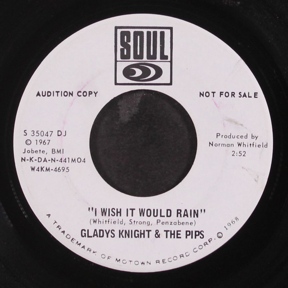 i wish it would rain / same by GLADYS KNIGHT & PIPS