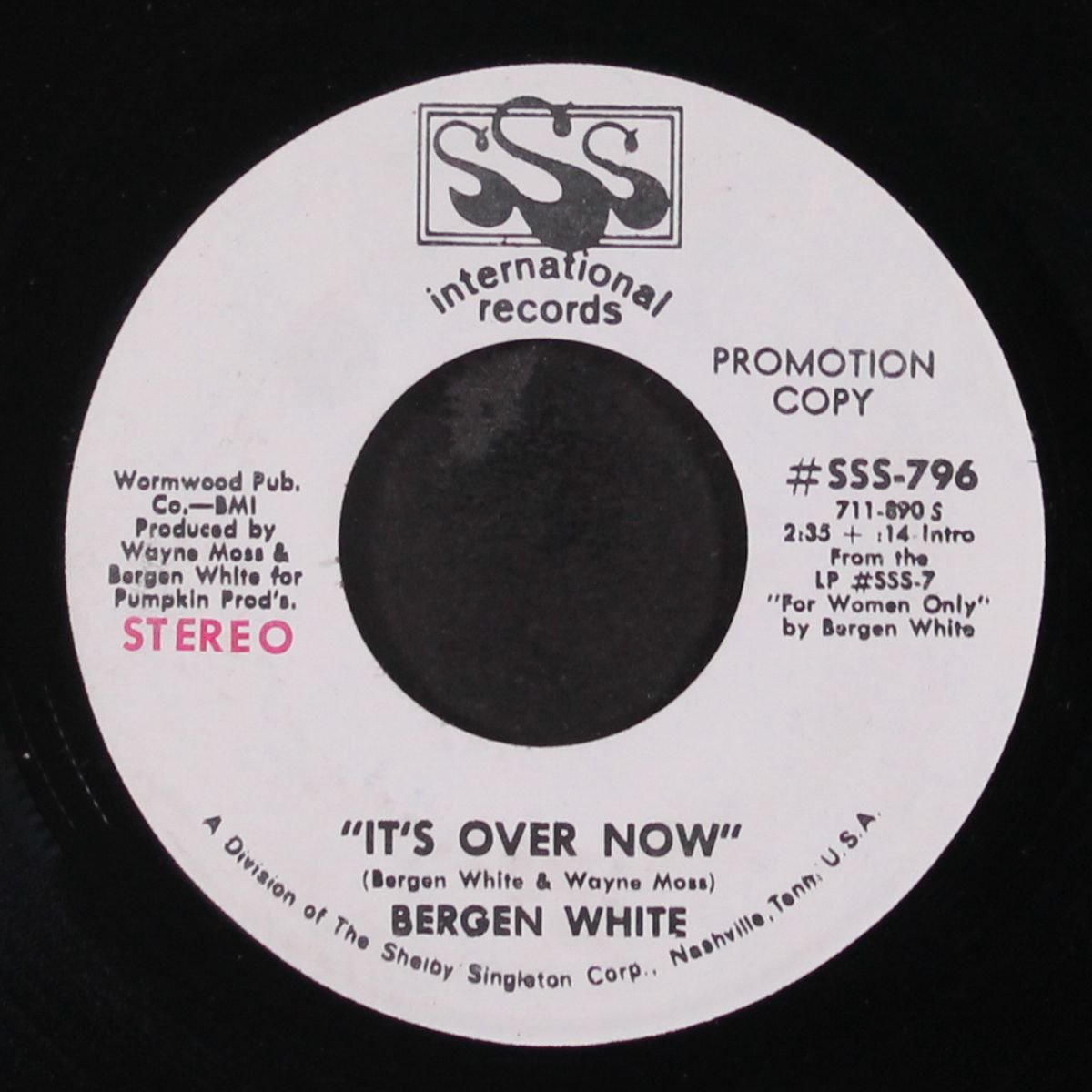 it's over now / mono by BERGEN WHITE