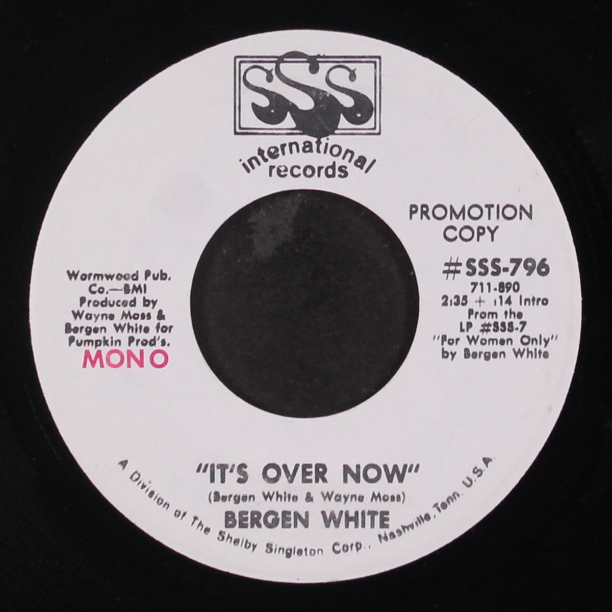 it's over now / mono by BERGEN WHITE