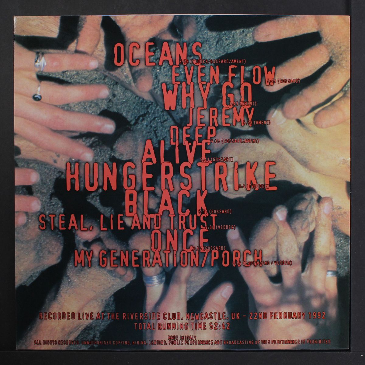 5 alive by PEARL JAM