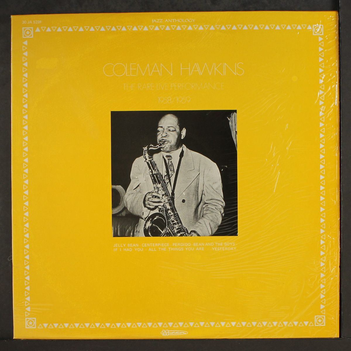 the rare live performances 1958/1959 by COLEMAN HAWKINS