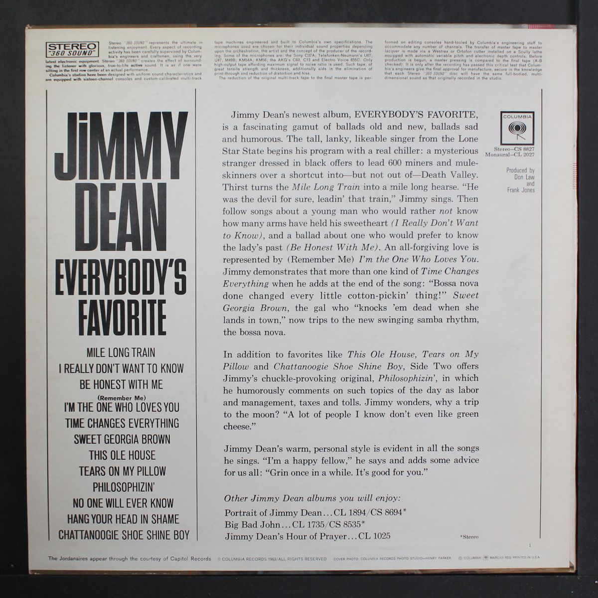 everybody's favorite by JIMMY DEAN