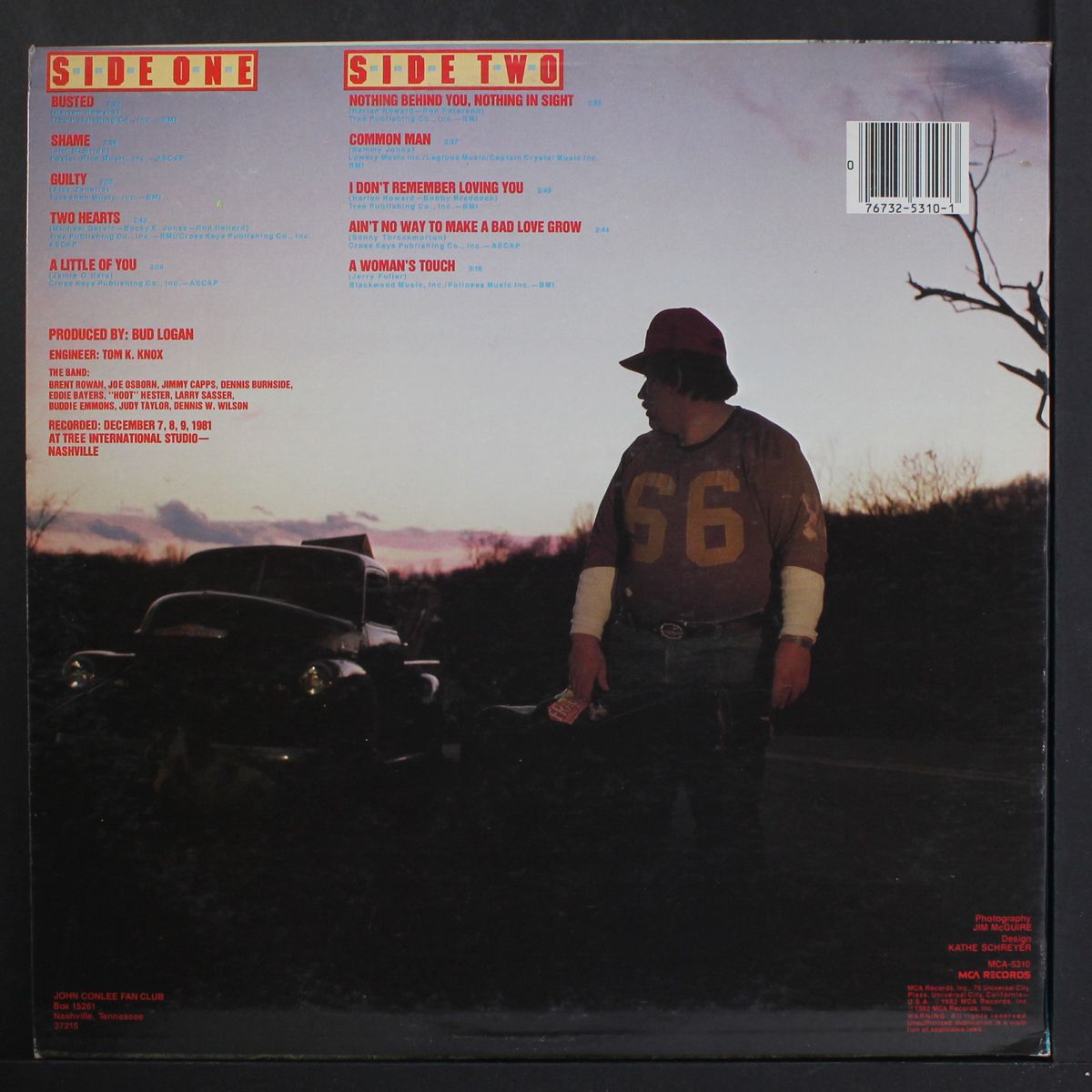 busted by JOHN CONLEE