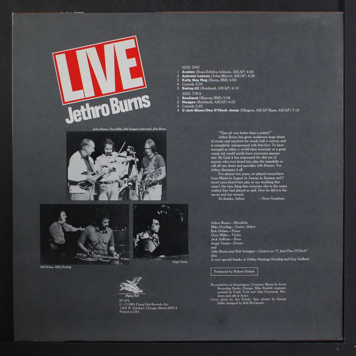 live by JETHRO BURNS