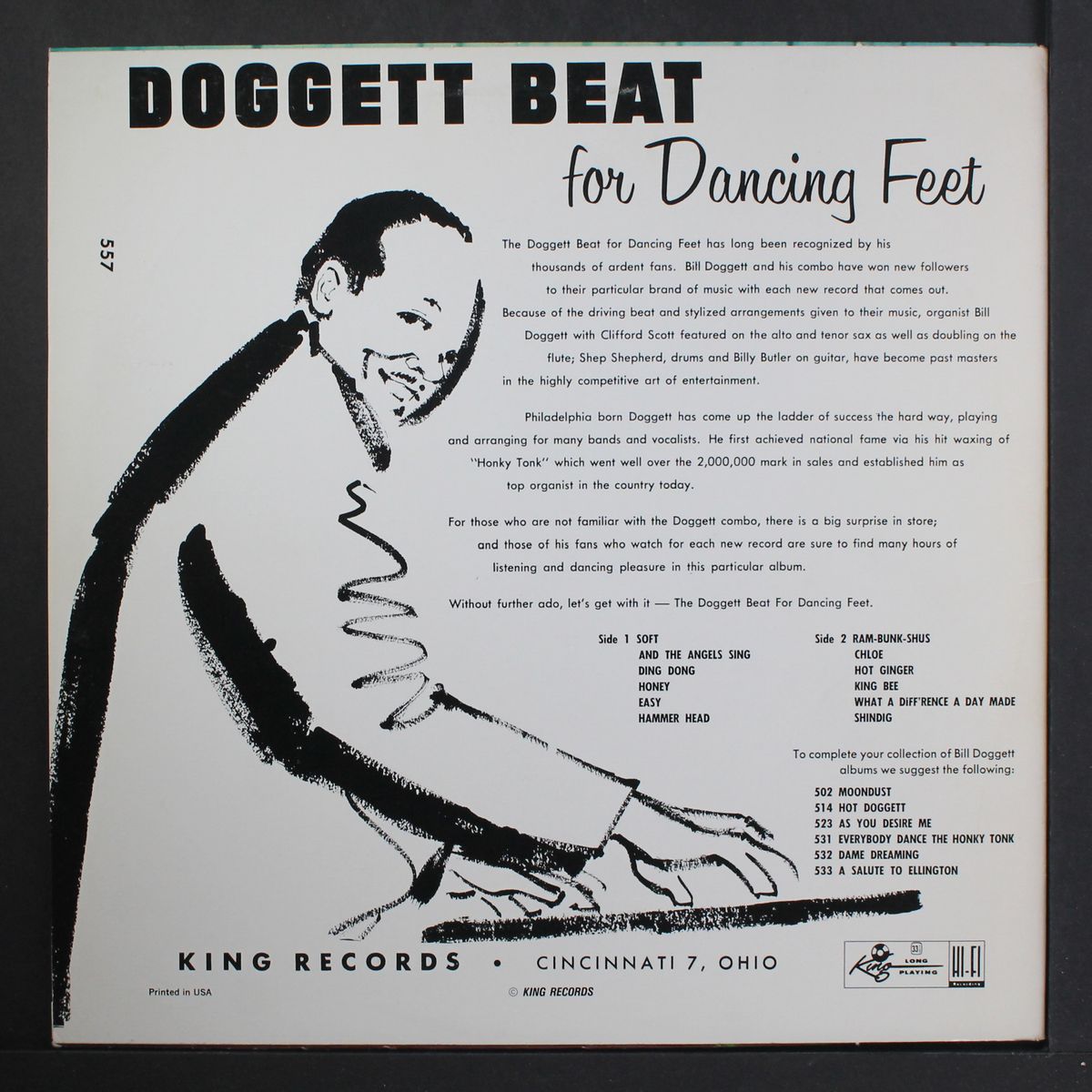 doggett beat for dancing feet by BILL DOGGETT