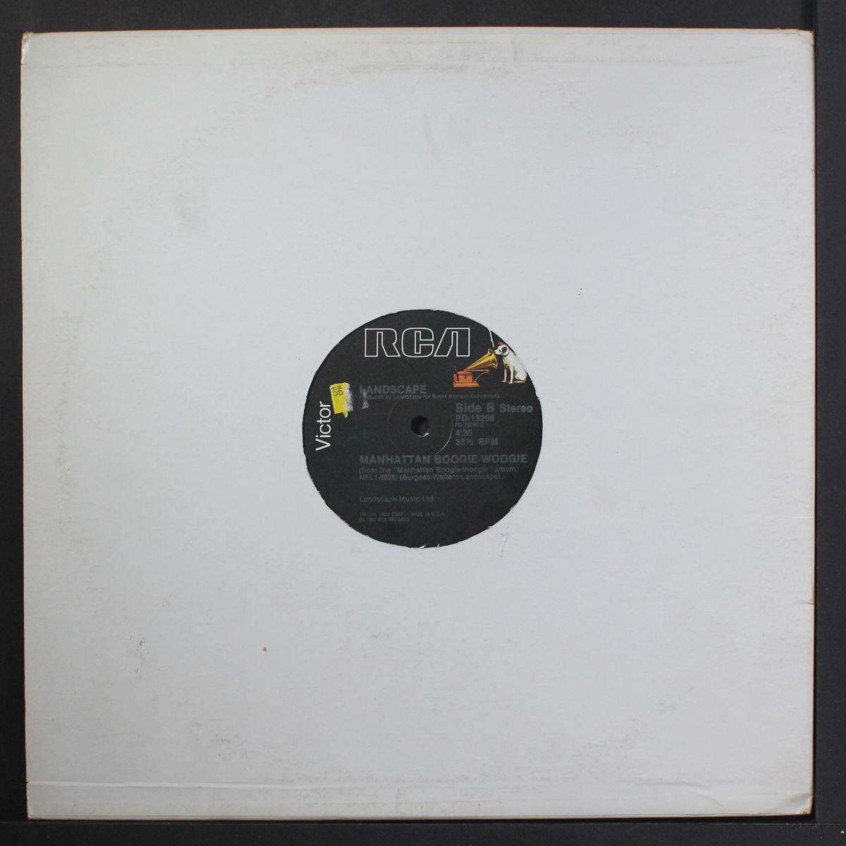 it's not my real name / manhattan boogie-woogie by LANDSCAPE