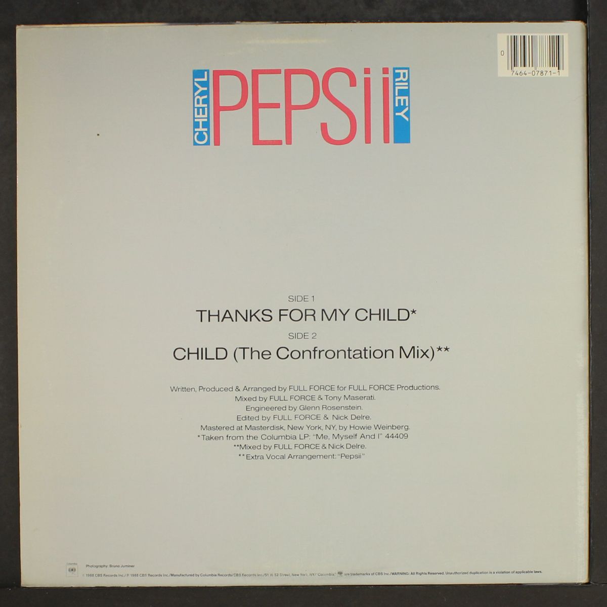 thanks for my child / confrontation mix by CHERYL PEPSII RILEY