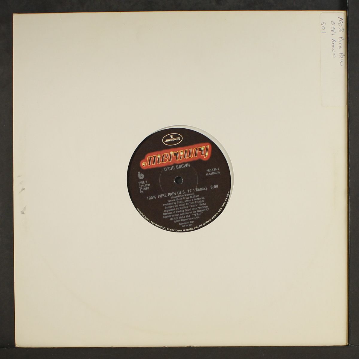 100% pure pain / u.k. remix by O'CHI BROWN