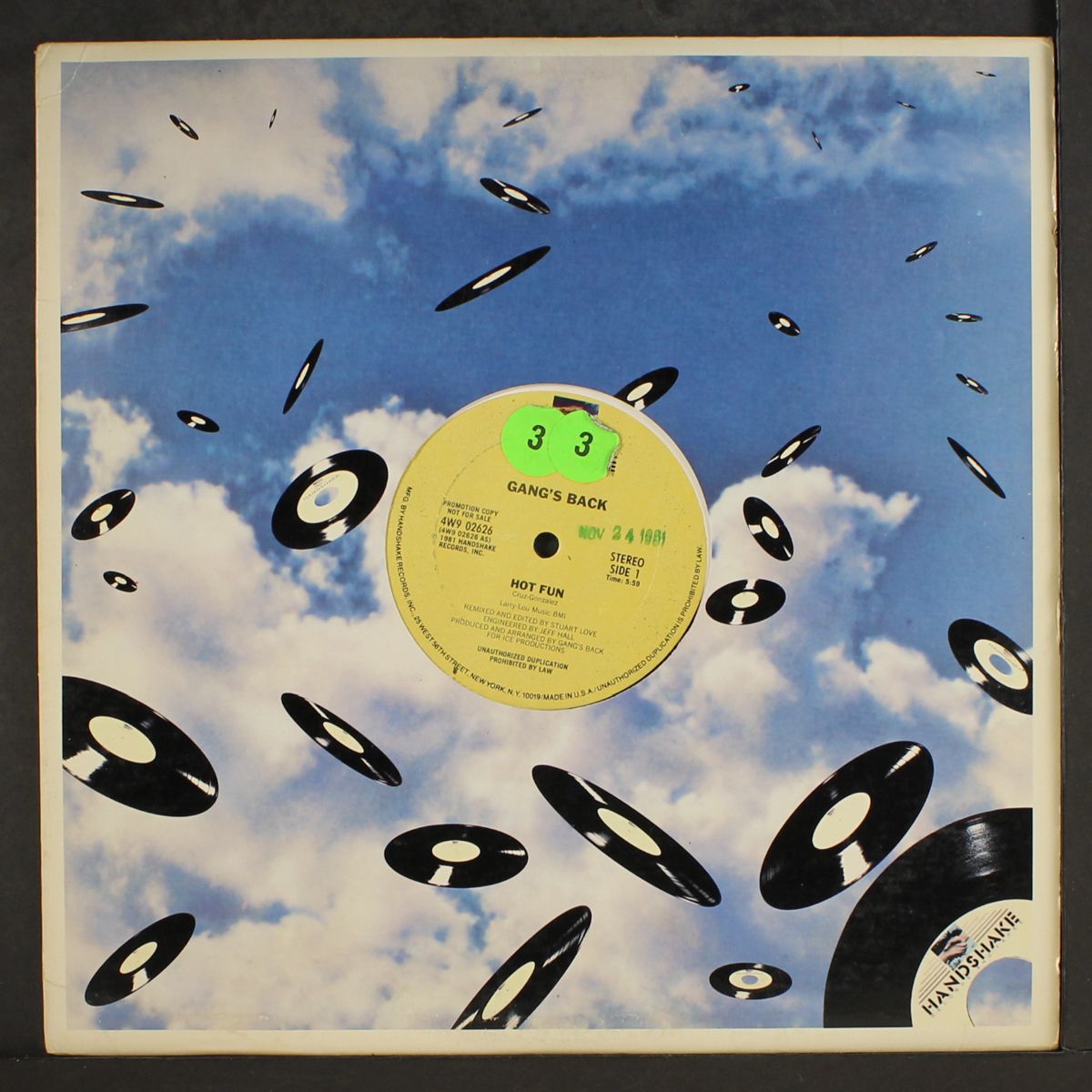 hot fun / same by GANG'S BACK