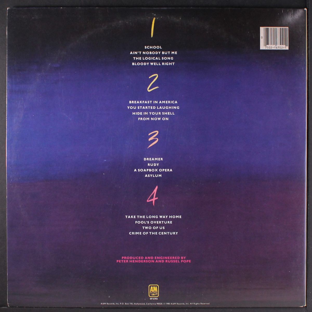 paris by SUPERTRAMP