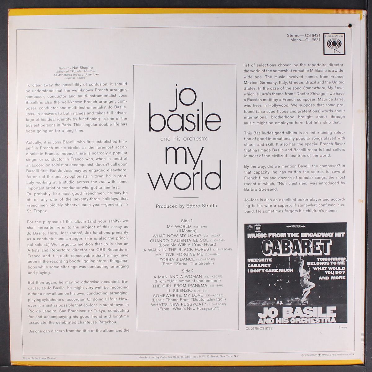 my world by JO BASILE
