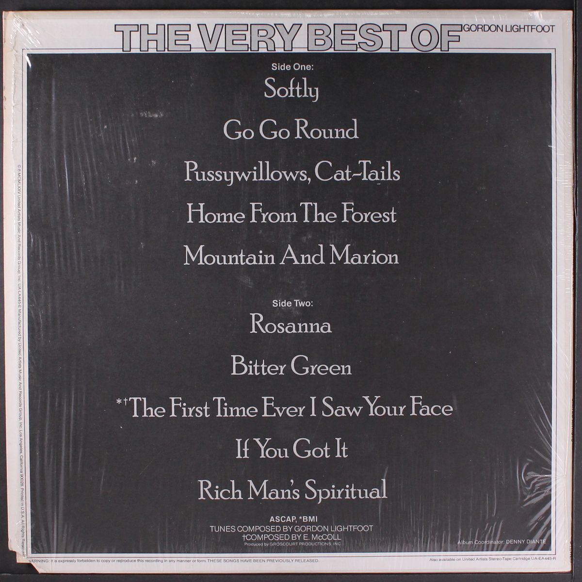 the very best of, vol. 2 by GORDON LIGHTFOOT
