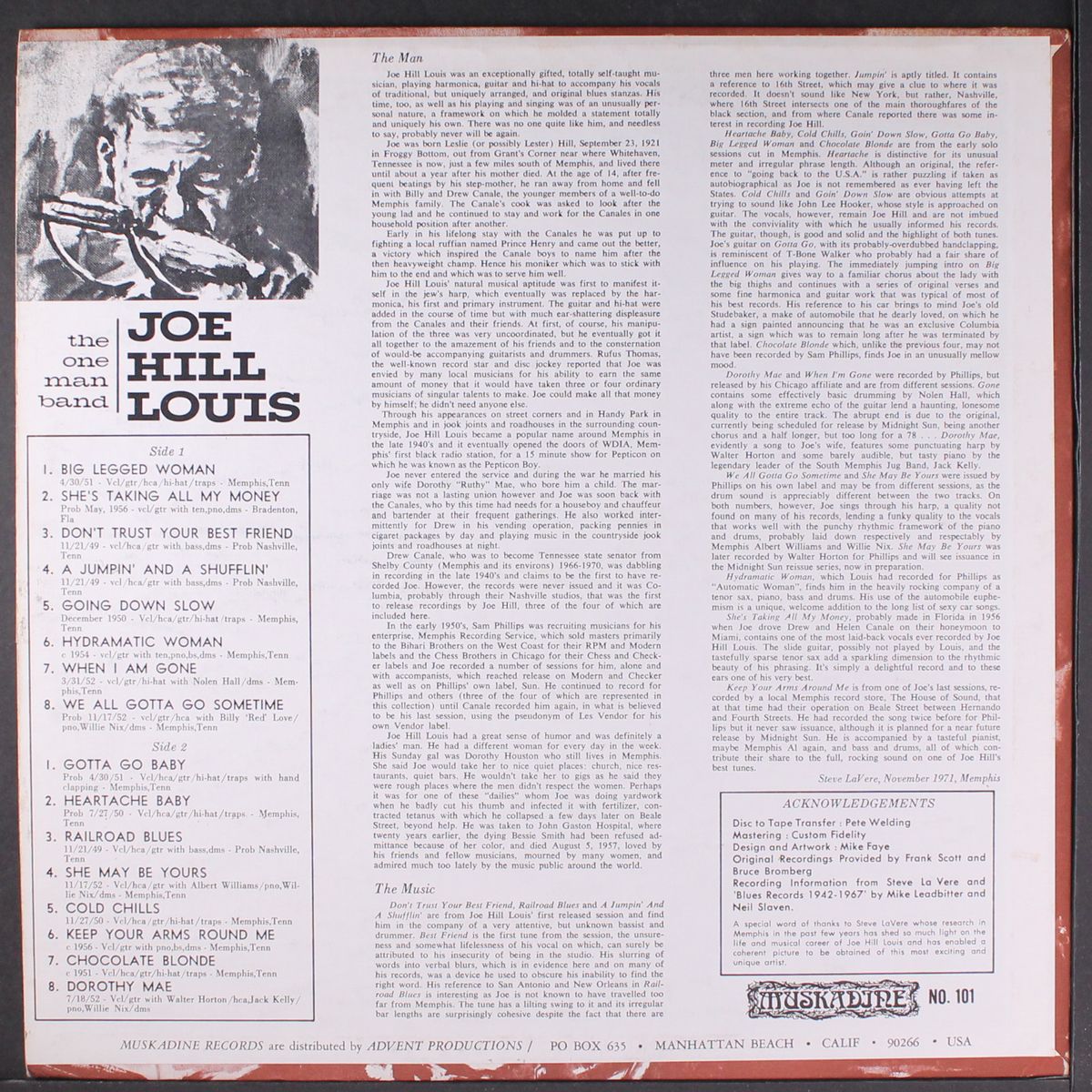 the one man band by JOE HILL LOUIS