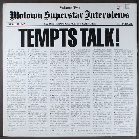 TEMPTATIONS / SAM HARRIS