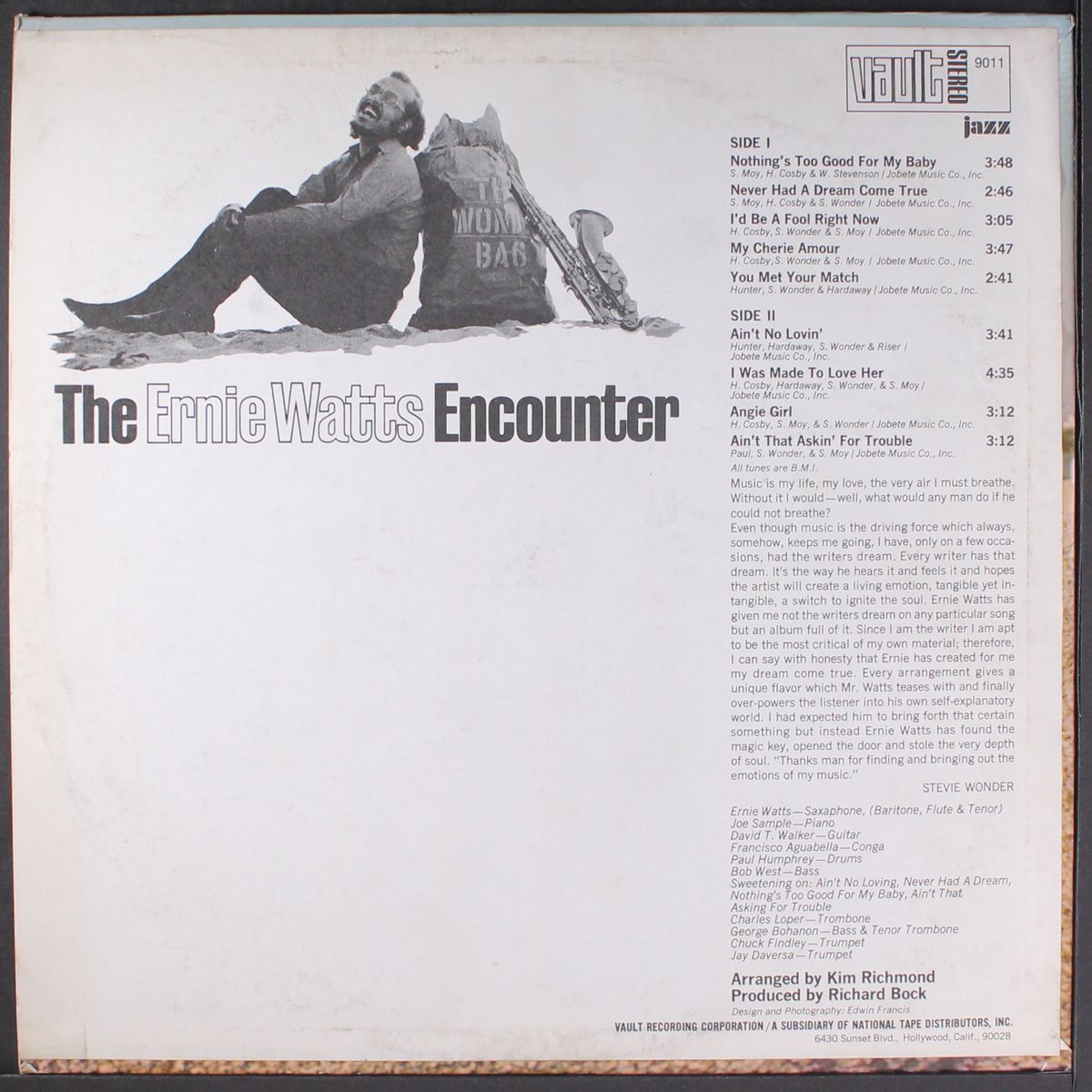 the wonder bag by ERNIE WATTS