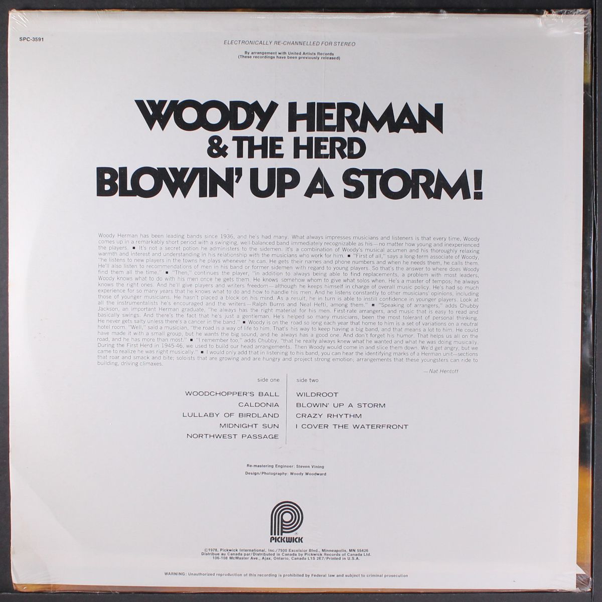 blowin' up a storm by WOODY HERMAN