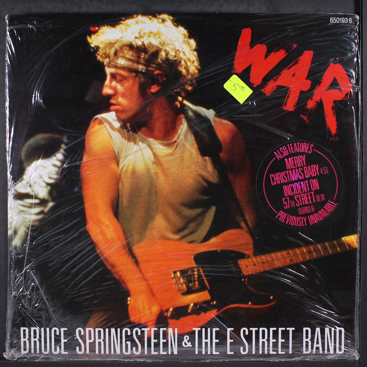 war / merry christmas baby / incident on 57th street by BRUCE SPRINGSTEEN