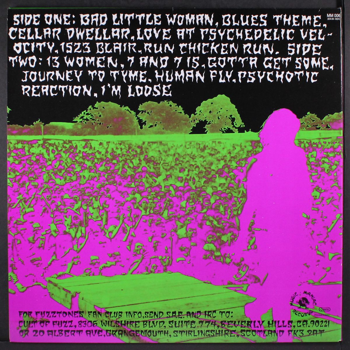 live in europe by FUZZTONES