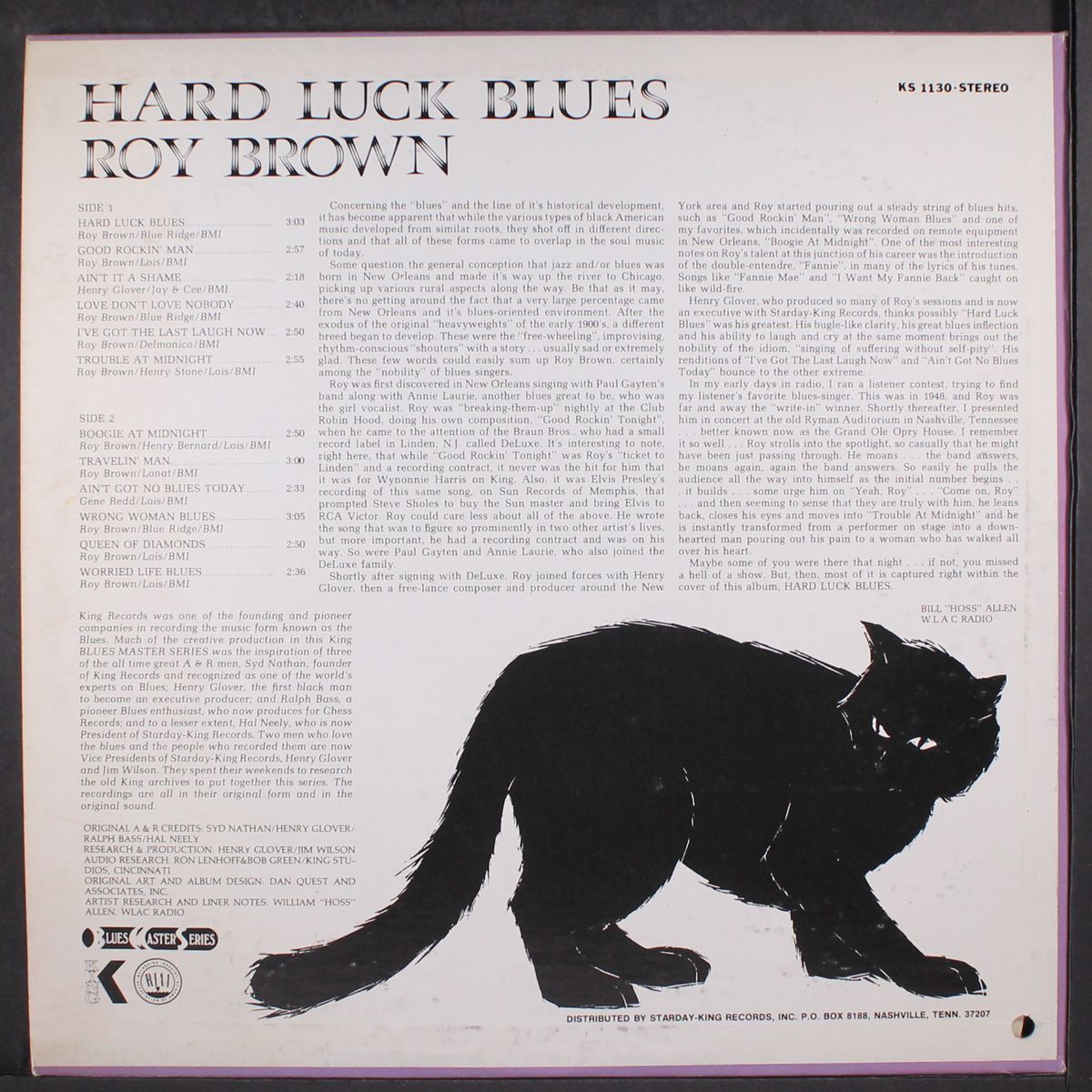 hard luck blues by ROY BROWN