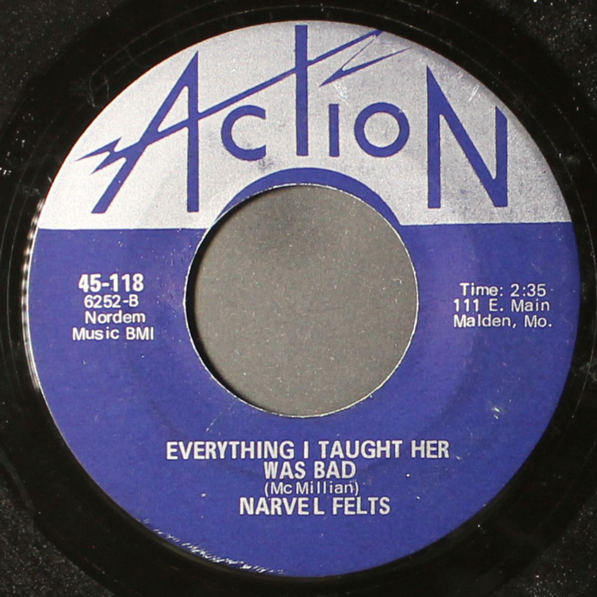 may belline / everything i taught her was bad by NARVEL FELTS