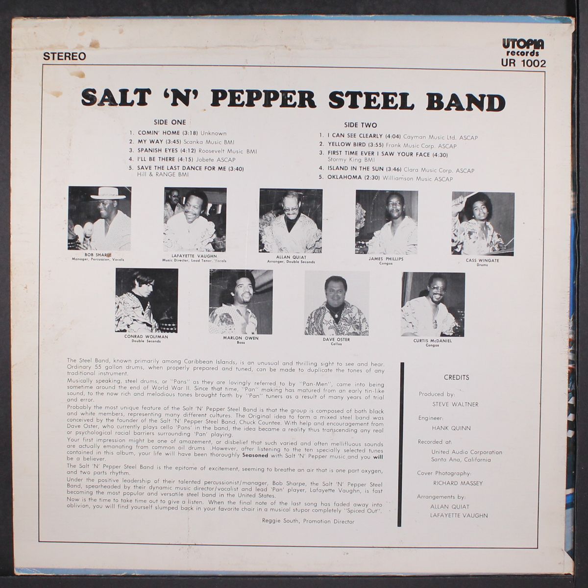 salt 'n' pepper steel band by SALT 'N' PEPPER