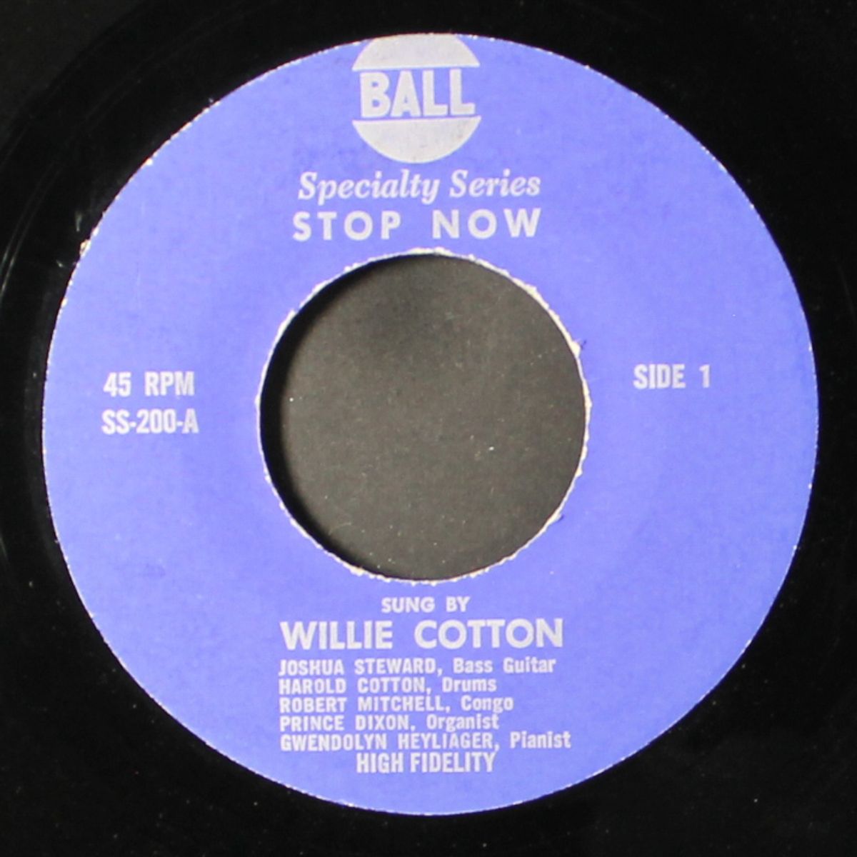 i'm a sinner saved by grace / stop now by WILLIE COTTON