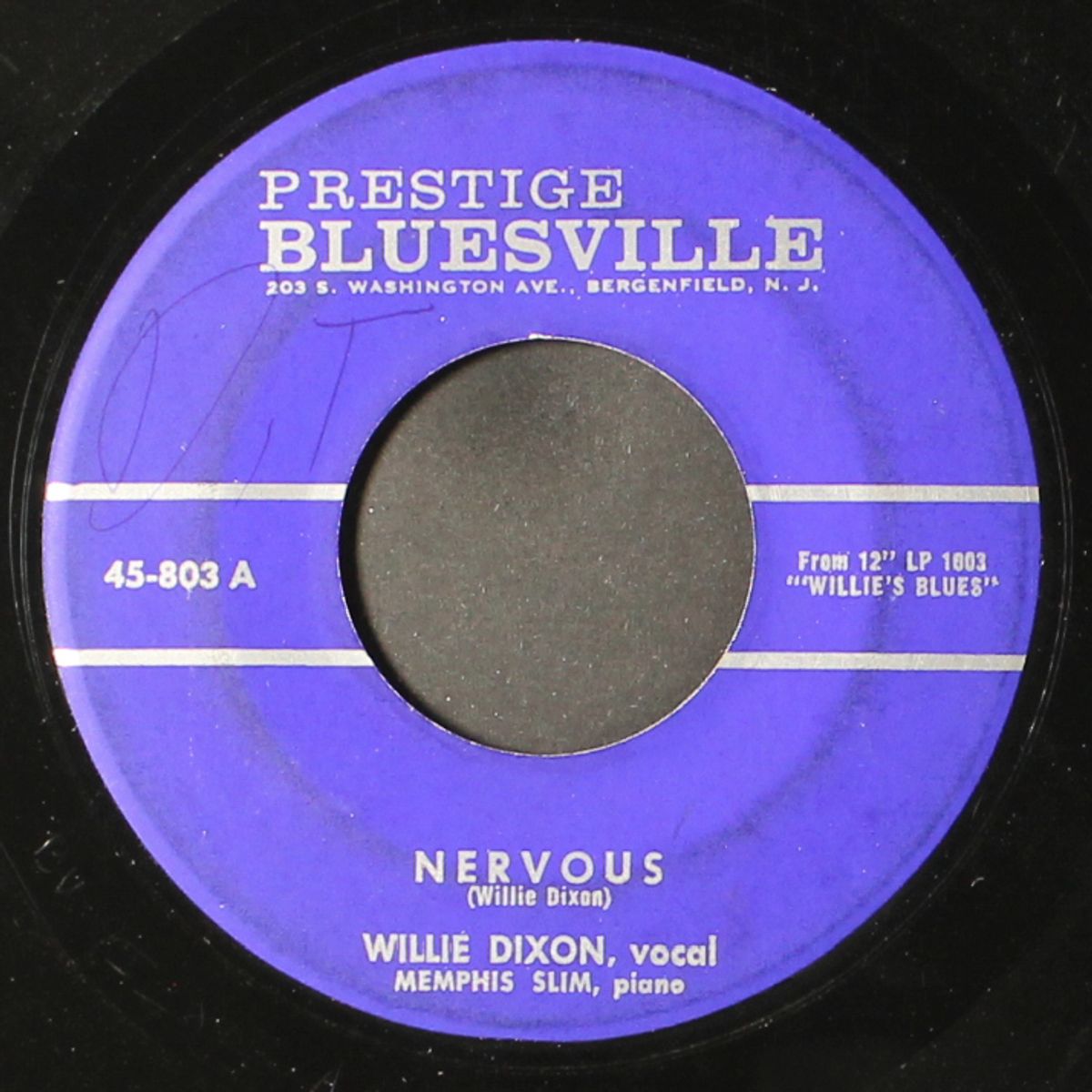 nervous / sittin' and cryin' the blues by WILLIE DIXON