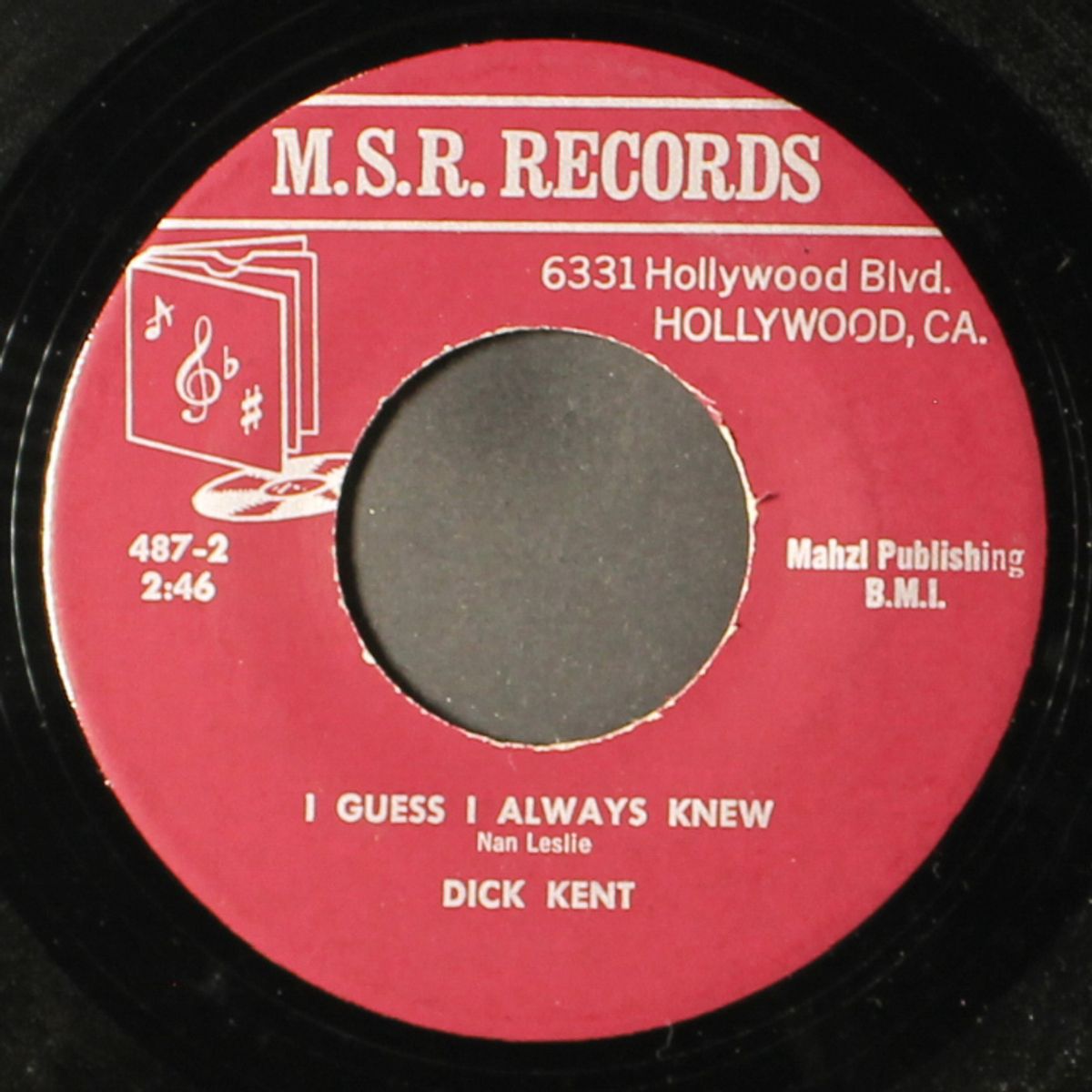 first quarrel / i guess i always knew by DICK KENT
