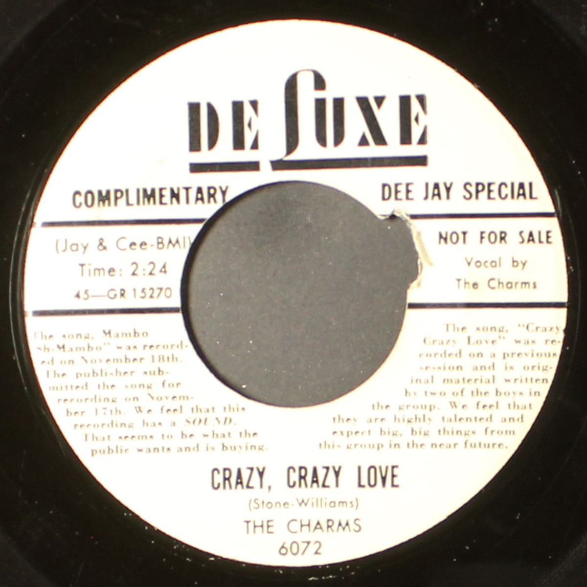 mambo sh-mambo / crazy, crazy love by CHARMS