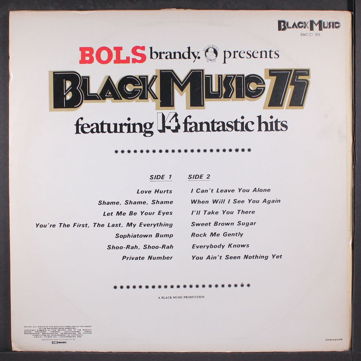 blos brandy presents: black music 75 by VARIOUS