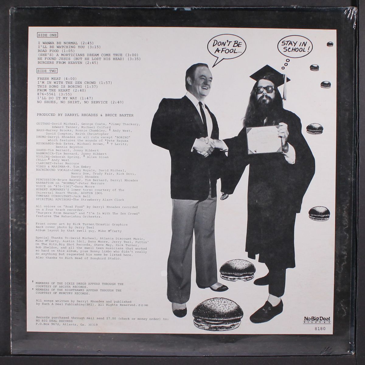 burgers from heaven by DARRYL RHOADES ORCHESTRA