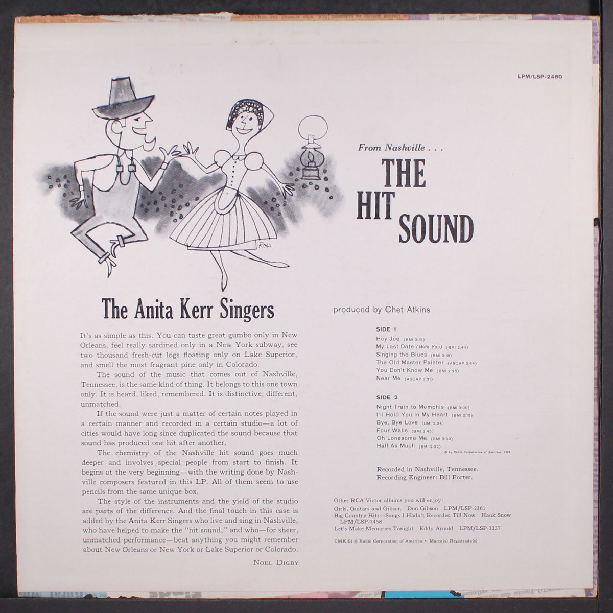 from nashville...the hit sound by ANITA KERR SINGERS