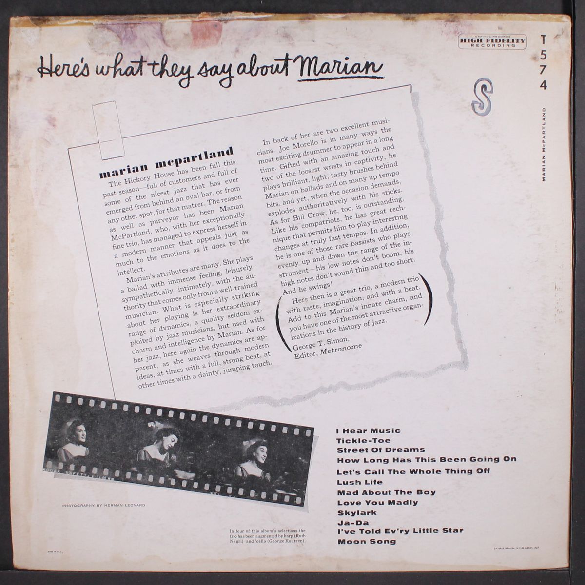 at the hickory house by MARIAN MCPARTLAND