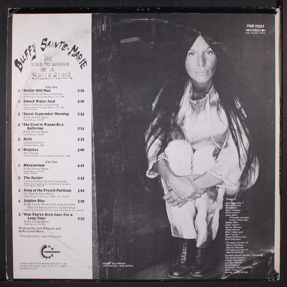 she used to wanna be a ballerina by BUFFY SAINTE-MARIE
