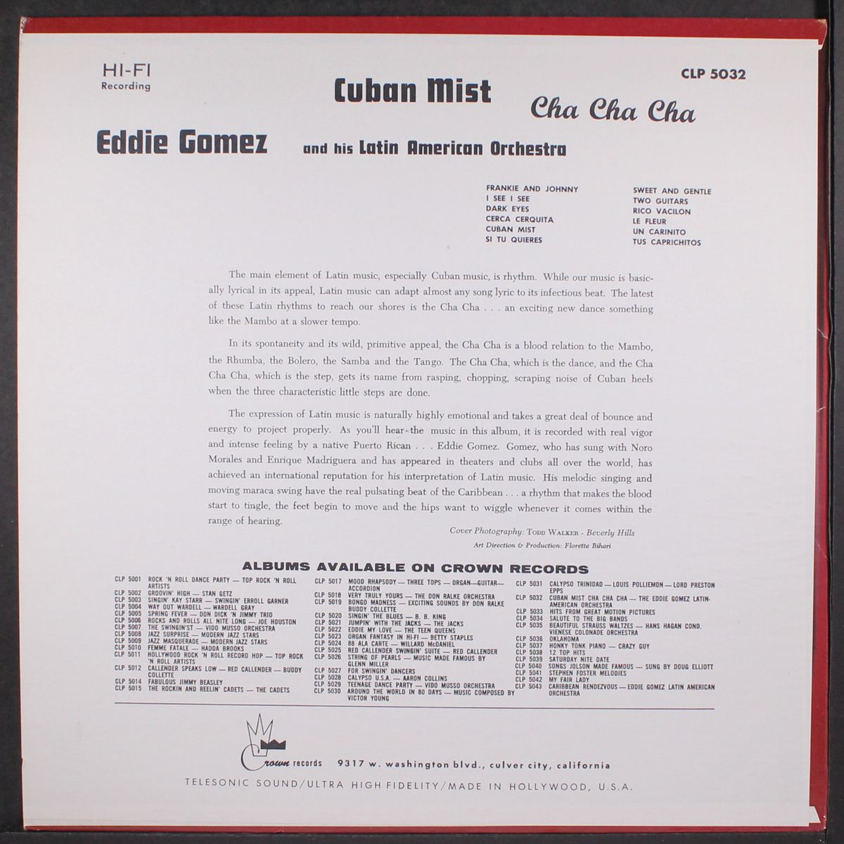 cuban mist by EDDIE GOMEZ