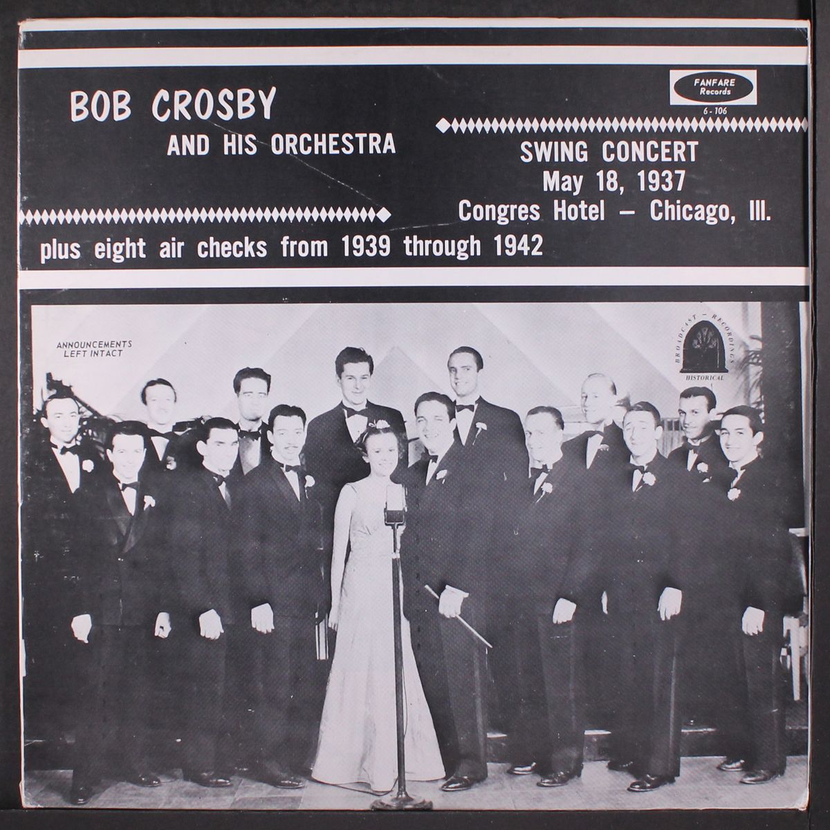 swing concert, 1937 by BOB CROSBY