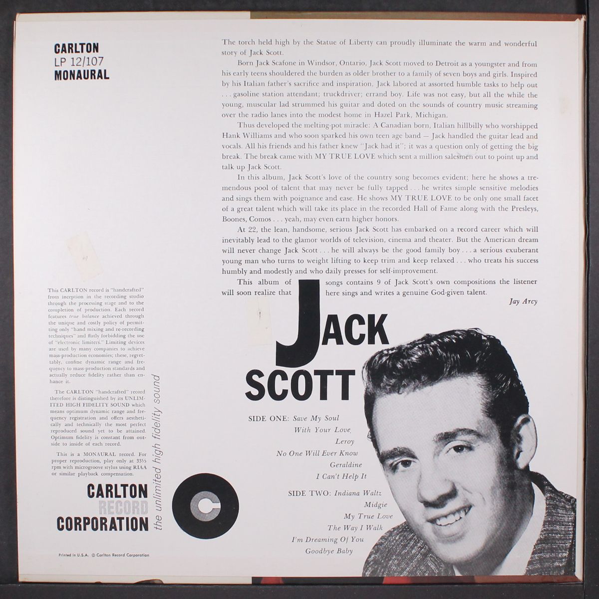 jack scott by JACK SCOTT