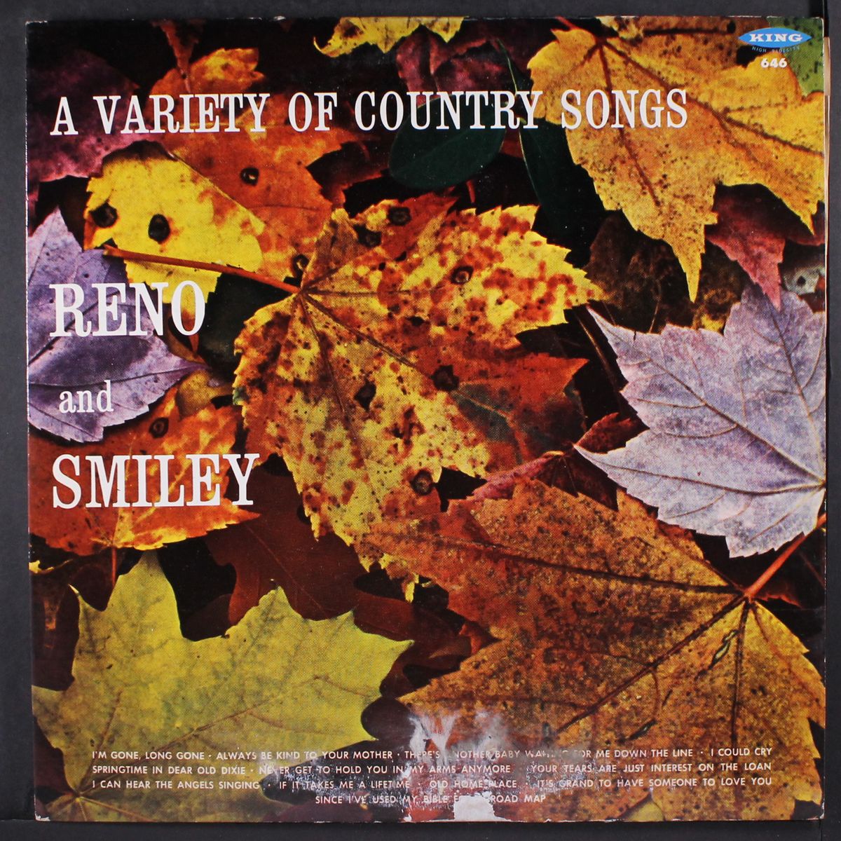 a variety of country songs by RENO & SMILEY
