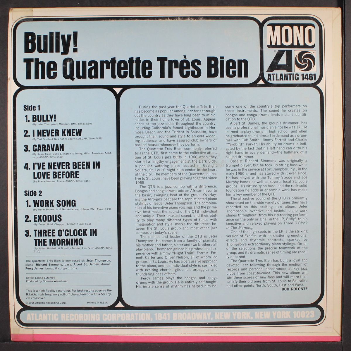 bully! by QUARTETTE TRES BIEN