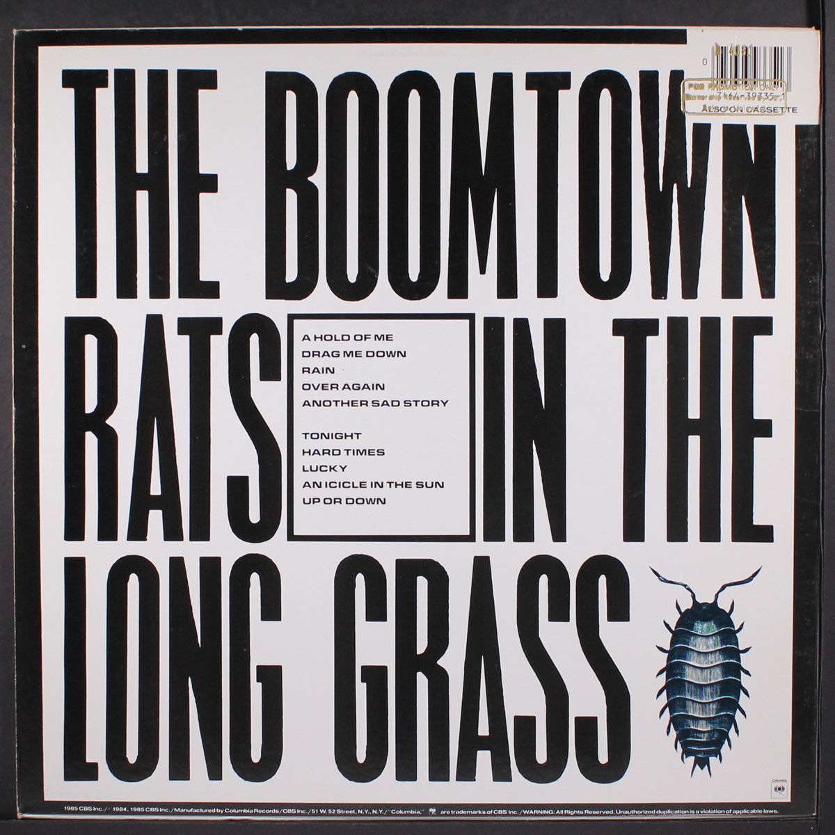 in the long grass by BOOMTOWN RATS