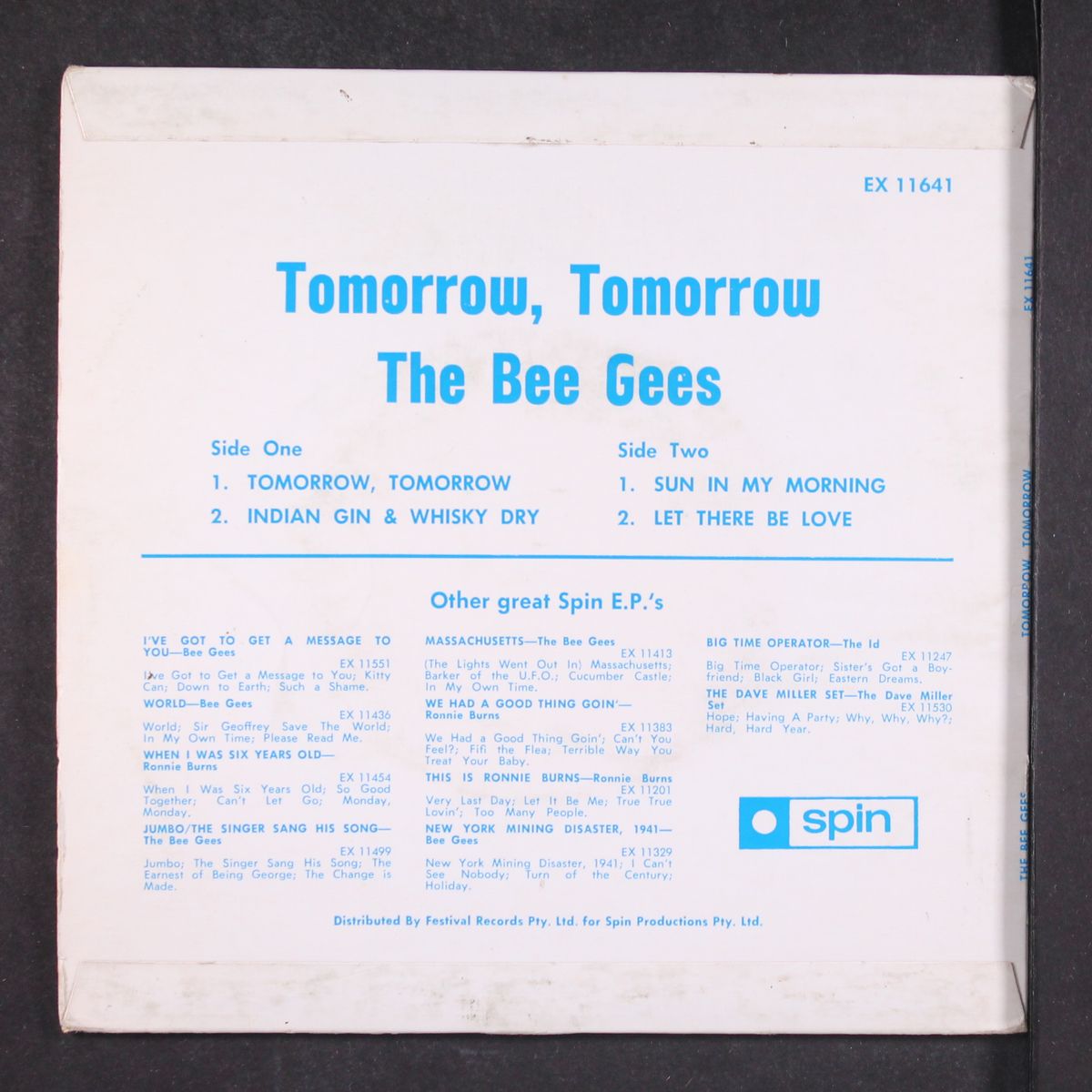 tomorrow, tomorrow + 3 by BEE GEES