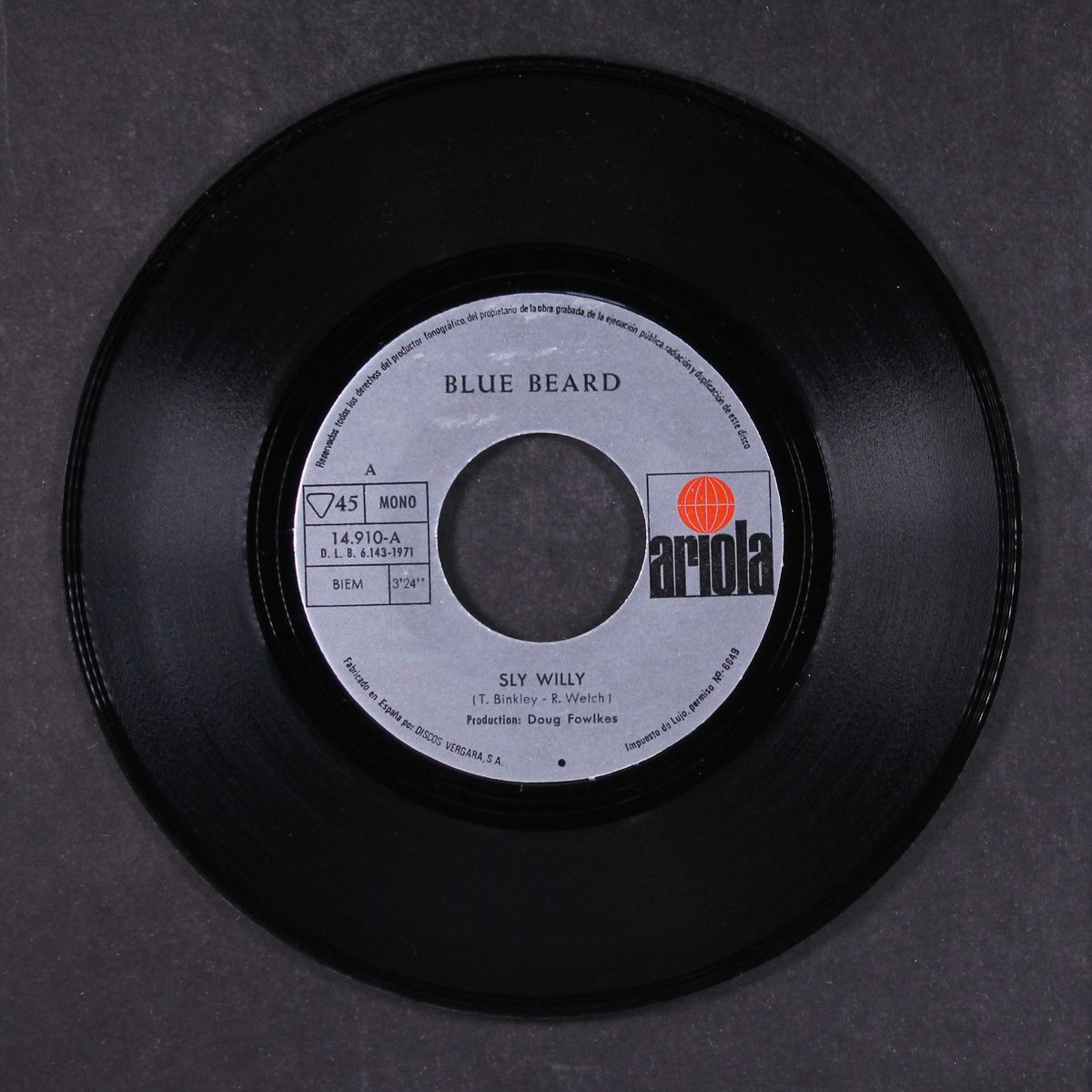sly willy / country man by BLUE BEARD