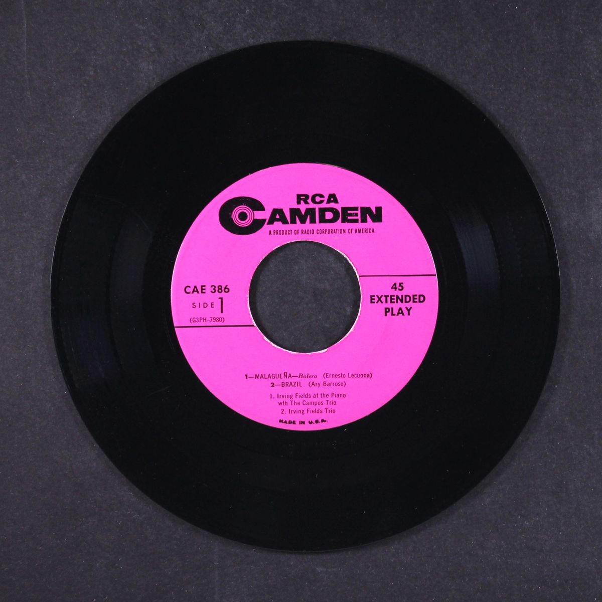 latin dance date by IRVING FIELDS TRIO