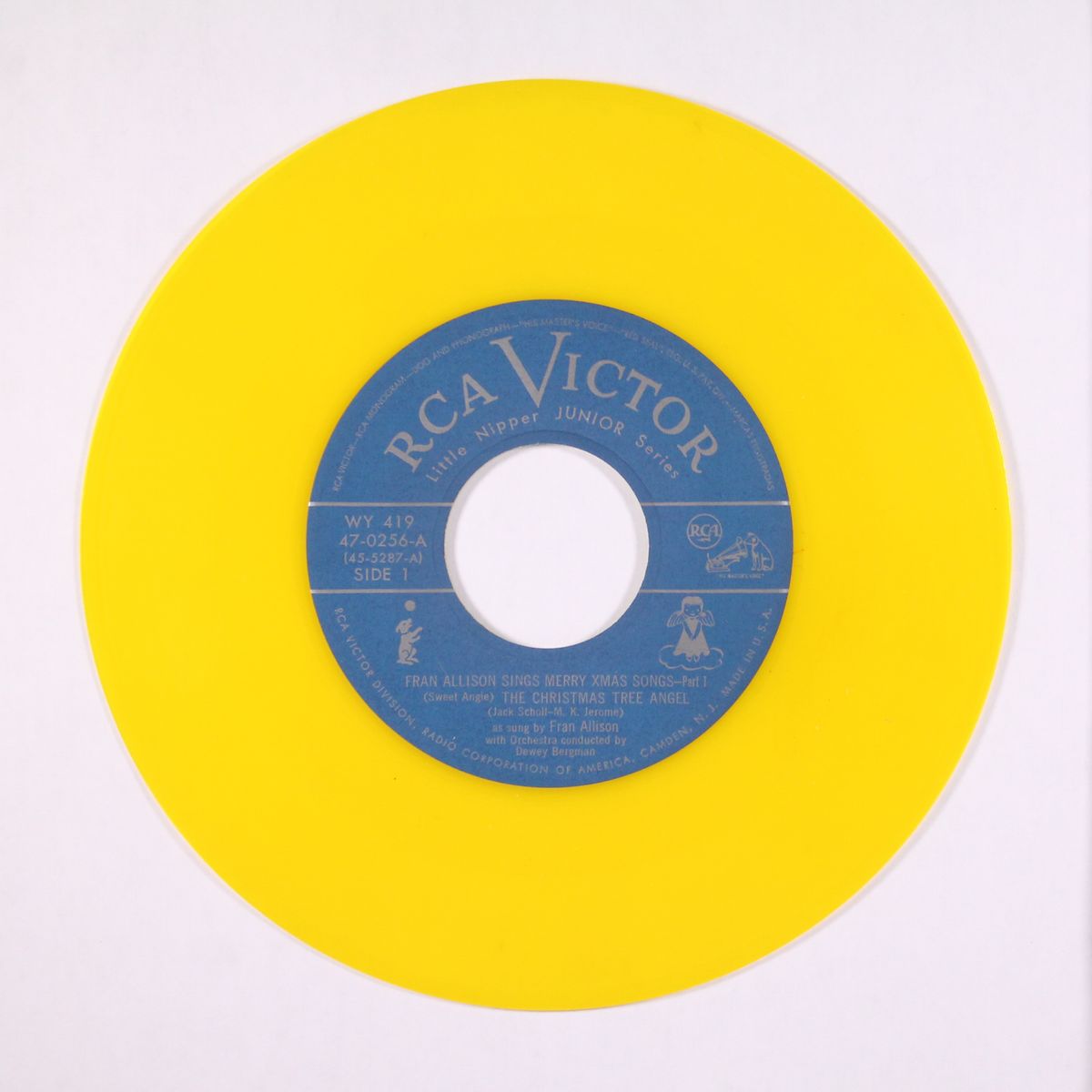 sings merry christmas songs by FRAN ALLISON