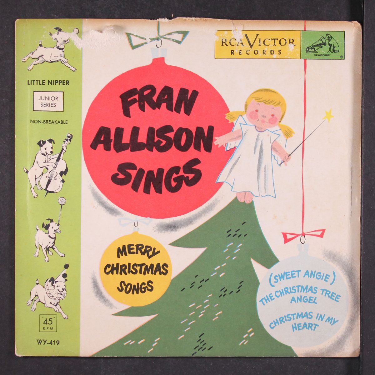 sings merry christmas songs by FRAN ALLISON