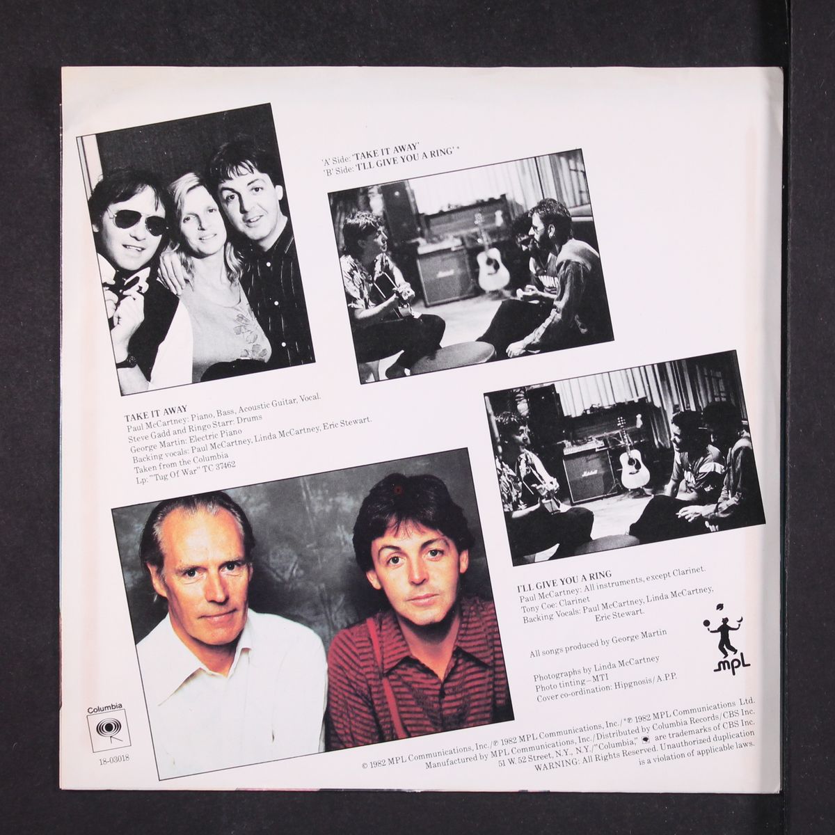 take it away by PAUL MCCARTNEY
