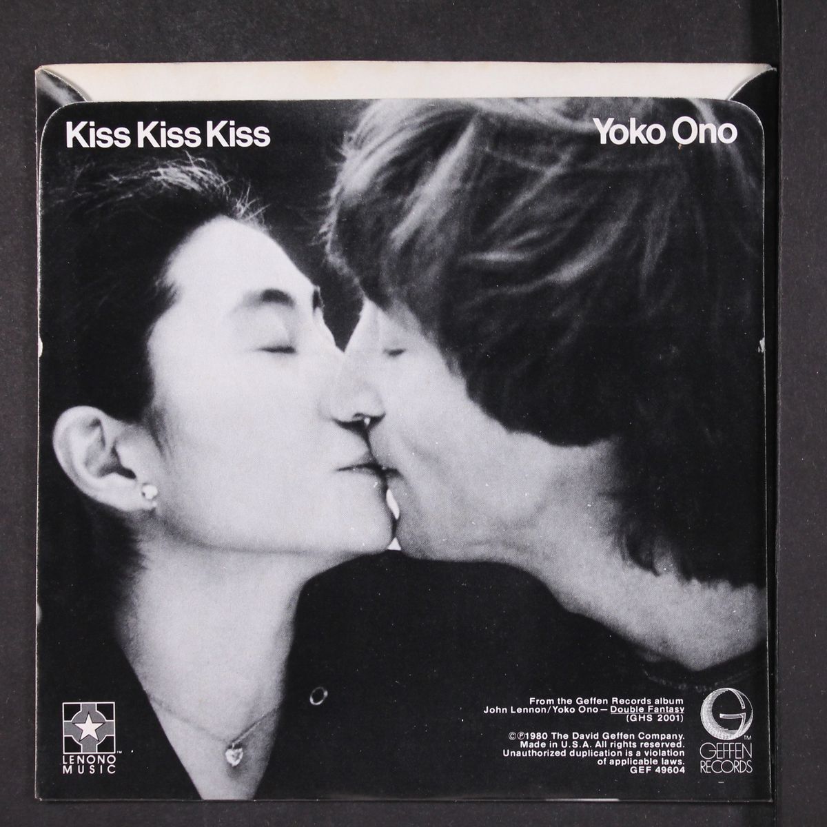 just like starting over / kiss kiss kiss by JOHN LENNON / YOKO ONO