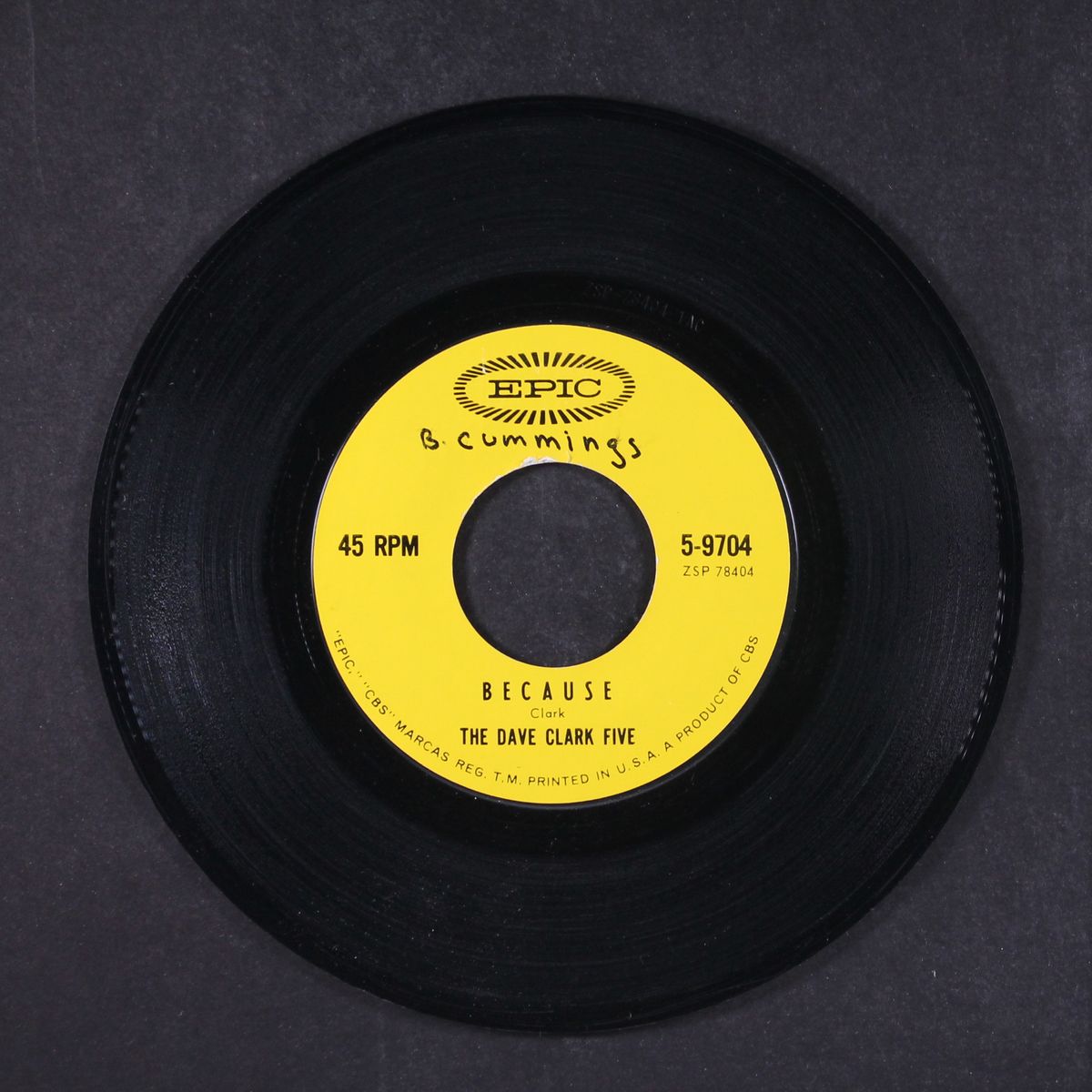 because / theme without a name by DAVE CLARK FIVE